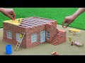Diy Mini House Making With Bricks Science Project Diy Tractor MiniCreative1
