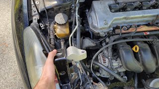 How I replaced the Passenger Motor Mount in my Toyota Celica: