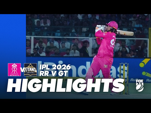 Rajasthan Royals v Gujarat Titans I Full Match Highlights I Match 52 IPL 2026 I Fox Cricket