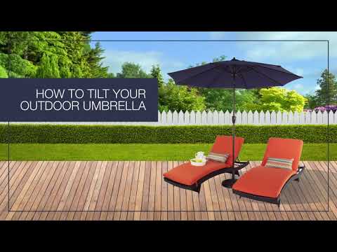 How to Tilt Your Outdoor Umbrella