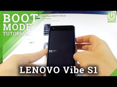 LENOVO Vibe S1 BOOT MODE / Enter & Quit Boot Mode