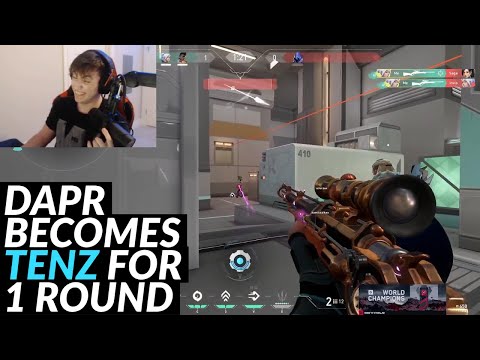 SEN dapr becomes TenZ for 1 Round and Shows Secret Marshal Trick in Valorant
