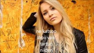 Sanni Jos mä oon oikee lyrics
