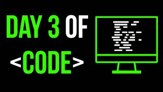 Day 3 of Code: If-Statements! (+ A Coin Toss Game)