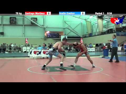Santiago Martinez vs. Austin Coniker at 2013 ASICS University Nationals - FS