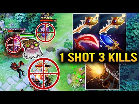 CRAZY SNIPER 1 SHOT Item Build Wagamama Dota 2