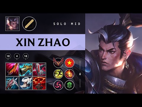Xin Zhao Mid vs Orianna - VN Grandmaster Patch 25.24