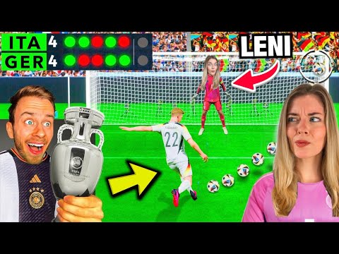 EURO 2024 ELFMETER Battle: Fabiano vs Leni 👀⭐️