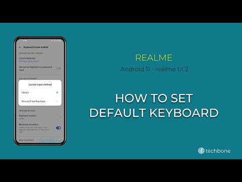 How to Set Default Keyboard - realme [Android 11 - realme UI 2]