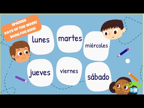 Spanish Days of the Week Song| Los días de la semana | Fun Educational Spanish Song for Kids!