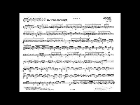Georges Aperghis - Recitation No. 1 for Soprano (1977) [Score-Video]