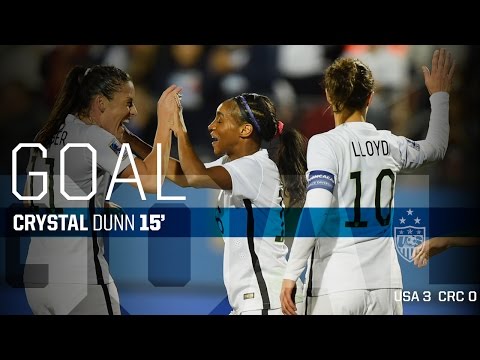 WNT vs. Costa Rica: Crystal Dunn Goal - Feb.10, 2016
