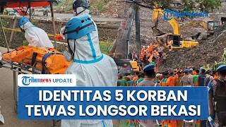 5 Jenazah Korban Longsor Tumpukan Sampah di Bantargebang Bekasi Berhasil Ditemukan & Dievakuasi