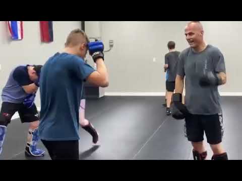Father and Son BATTLE on the Mat! (Kickboxing Sparring)