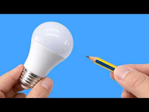 Never Buy New LED Bulbs! Just Use a Regular Pencil and Old LED Bulbs can be Revived