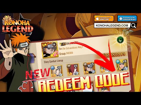 Konoha Legend - Ninja AFK mobile New! VIP Honor Gift Code 🎁 #15 TOP Naruto Mobile Game🔥🔥 android/iOS