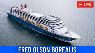 SHIPS TV - Fred Olson Borealis Cruise Ship Departing Port of Southampton (LIVE)