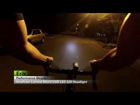 NiteRider Lumina Micro 220 USB LED Headlight Review by Performance Bicycle