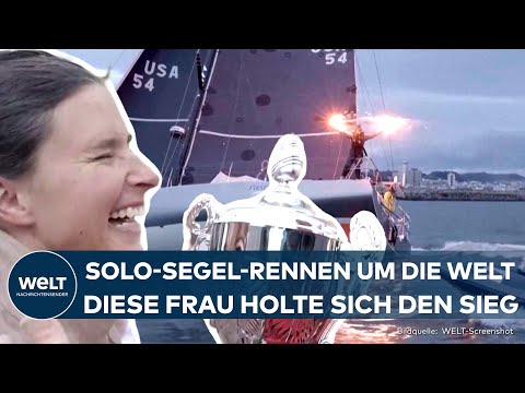 US-AMERIKANERIN COLE BRAUER: Als schnellste Seglerin ganz allein um die Welt | Die gute Nachricht