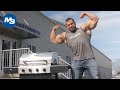 Grilling with Pro Bodybuilders | Basic Bodybuilding Grilling Lessons w/ Steve Kuclo