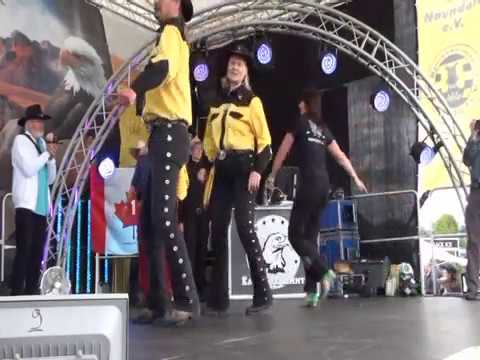 Tag der Sachsen in Wurzen, Line Dance zum Sachsenlied, The Feather Dancers, Weltrekordversuch 2015