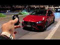 NEW Mercedes AMG A45 S FACELIFT Full NIGHT Review Drive Interior Exterior Sound