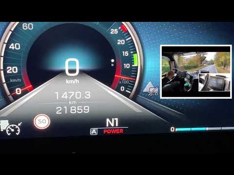 Mercedes-Benz Actros MP5 Truck Automatic Transmission Using Eco Mode and Engine Brake Trucker Manual