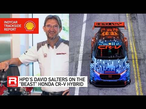 Thumbnail for Marshall Pruett and HPD's David Salters Tech Tour of the Honda CR-V IndyCar Hybrid-powered "Beast" by Honda Performance Development