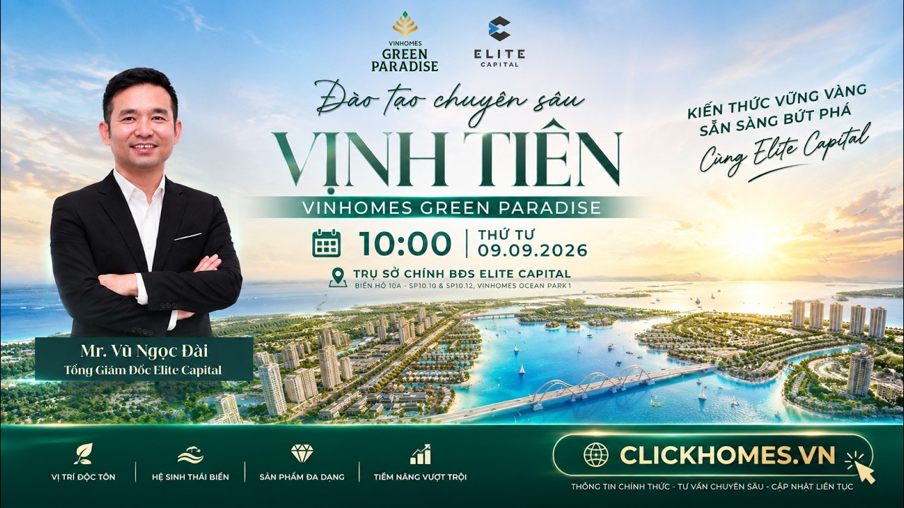Đào tạo Sales phân khu Vịnh Tiên – Vinhomes Green Paradise Cần Giờ