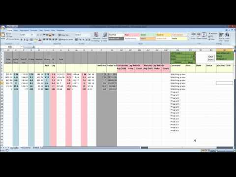 Lay The Field strategy - using Cymatic and Excel