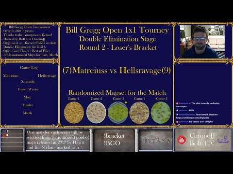 Matreiuss vs Hellsravage - Loser's Bracket - Round 2 - Bill Gregg Open Tournament - Recorded Games
