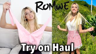 ROMWE Try On Haul |🎒Back to School | Coco Quinn