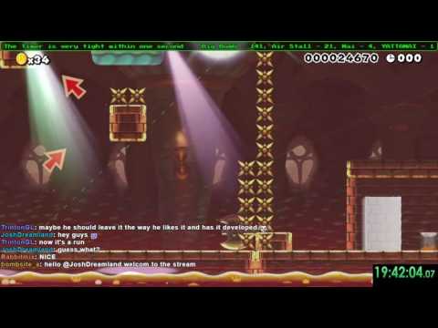 Upload of my insane NSMB speedrun level, [TAS]JAPANESE_TXT120JAPANESE_TXT