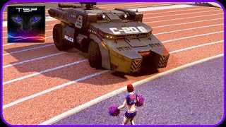 Carmageddon Reincarnation - POLICE BRUTALITY - Derby with APC