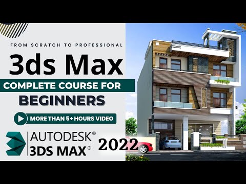 3ds Max Tutorial in 11 Hours Complete Exterior Elevation Facade Design