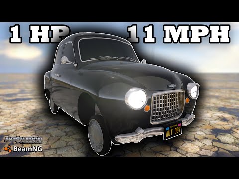 I Built The Worst & Slowest Car Ever Made! | Automation The Car Company Tycoon Game & BeamNG.drive
