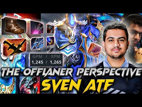Ammar or ATF Sven The Hard Carry MVP - Dota 2 Gameplay & Learn Patch 7.37b #sven #atf