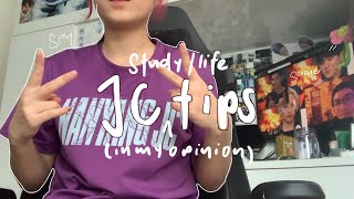 how to survive jc. (guide by a person who did not have her 💩 together)