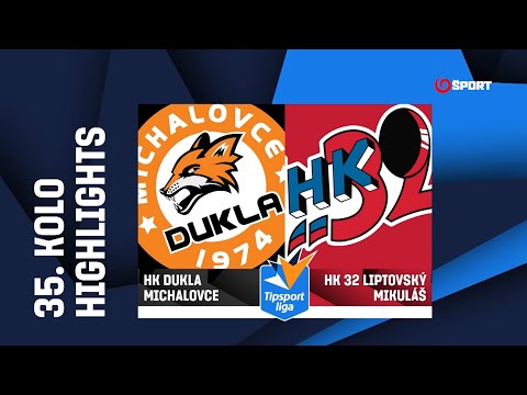 35. kolo: HK Dukla Michalovce - HK 32 Liptovský Mikuláš 4:3 (2:0, 1:2, 1:1)