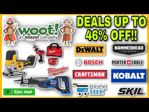 Amazing Woot! DEALS On Amazon! Up To 46% OFF On Power Tools | Milwaukee DeWALT Makita KOBALT Etc!