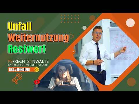 Unfall, Weiternutzung, Restwert