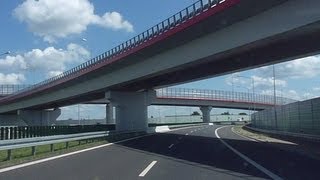preview picture of video 'Autostrada A2 + Droga Ekspresowa S2 Pruszków - Warszawa'