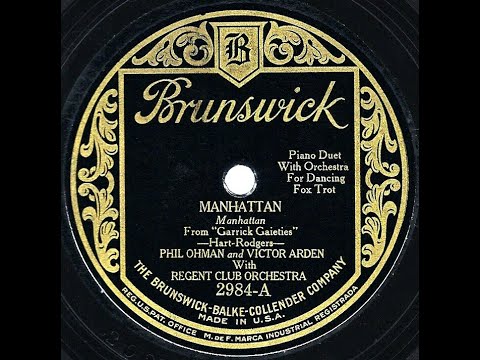 1925 Arden & Ohman - Manhattan