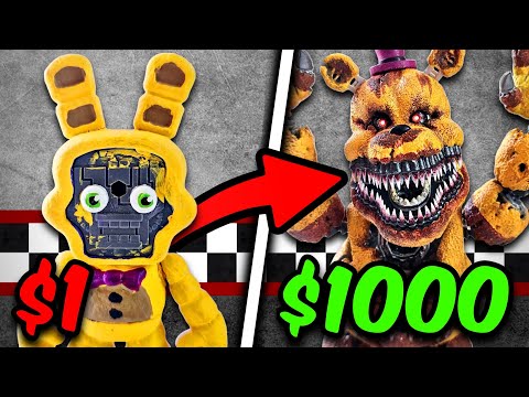 $1 VS $1000 Custom FNAF Figures