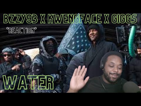 AMERICAN REACTS TO Kwengface x Giggs - Water (Official Music Video) [Reaction]