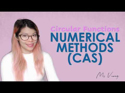 CF16 Numerical Methods with CAS in Circular Functions