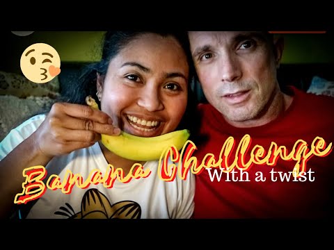 Banana Challenge! Funny. .. Who won?!