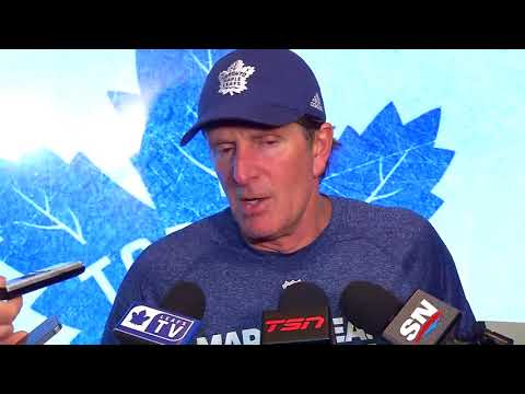 Maple Leafs Practice: Mike Babcock - October 3, 2017