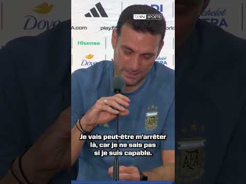 😭🇦🇷 Scaloni fond en larmes après la défaite de l'Argentine en finale...