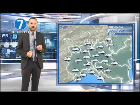 RETE 7 METEO DEL 24 SETTEMBRE 2020